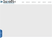 Tablet Screenshot of luzoft.com
